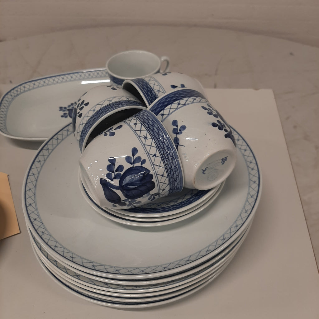 Royal Copenhagen servies blauw wit