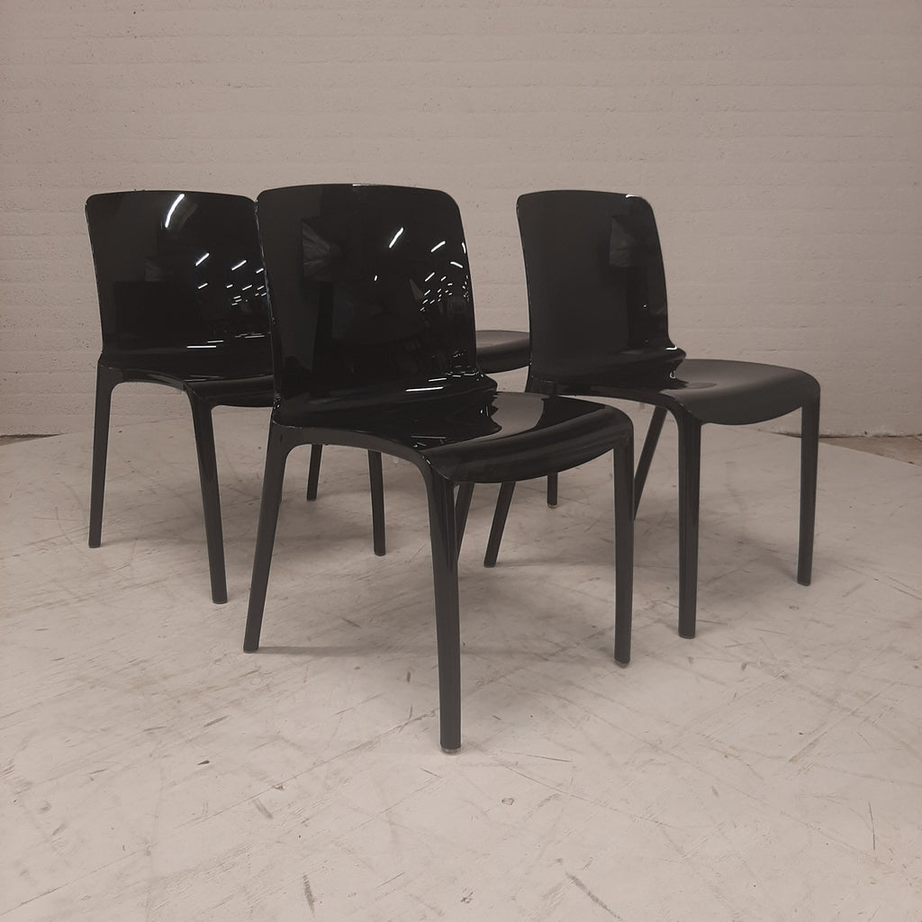 Set van 4 Tiffany Chairs zwart