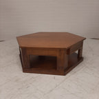 Salontafel 6 hoekig met lade