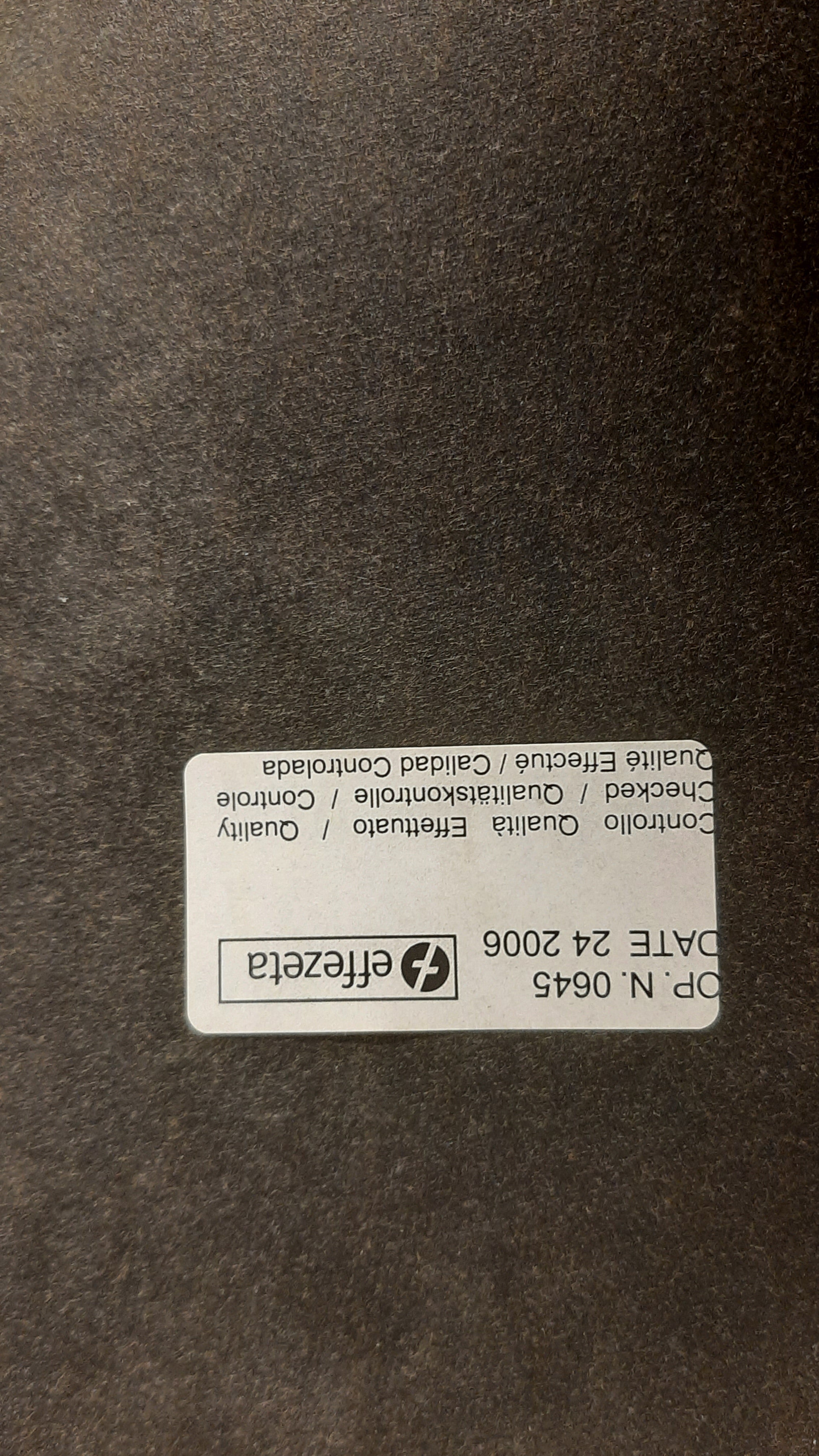 Effezeta leren barstoel