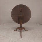 Kleine ronde keukentafel driepoot opklapbaar