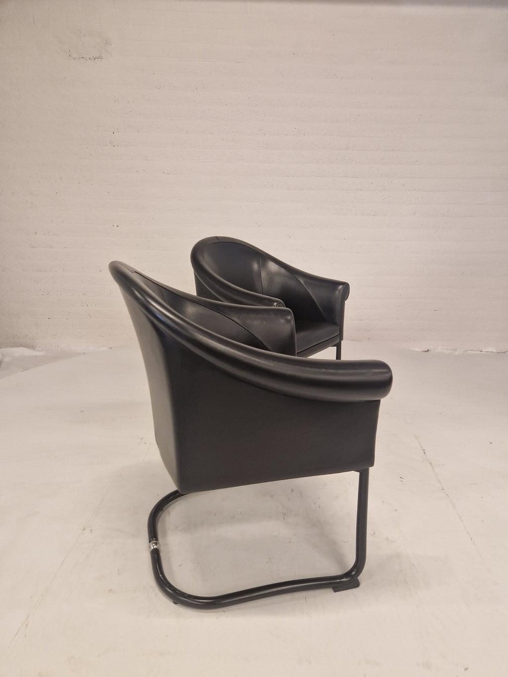 Set van 2 fauteuils van Slitta Slinan voor Poltrona Frau
