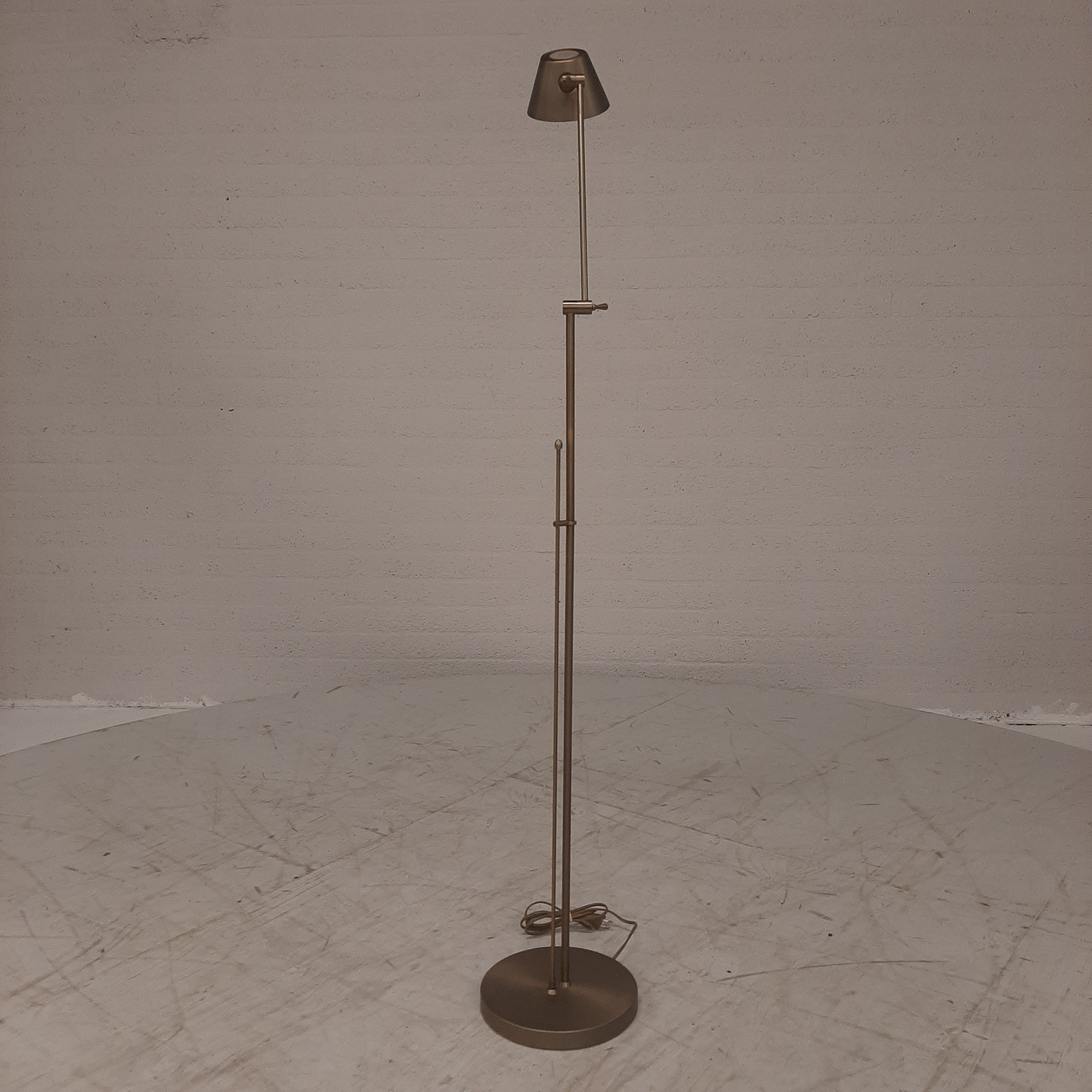 Bronzen vloerlamp