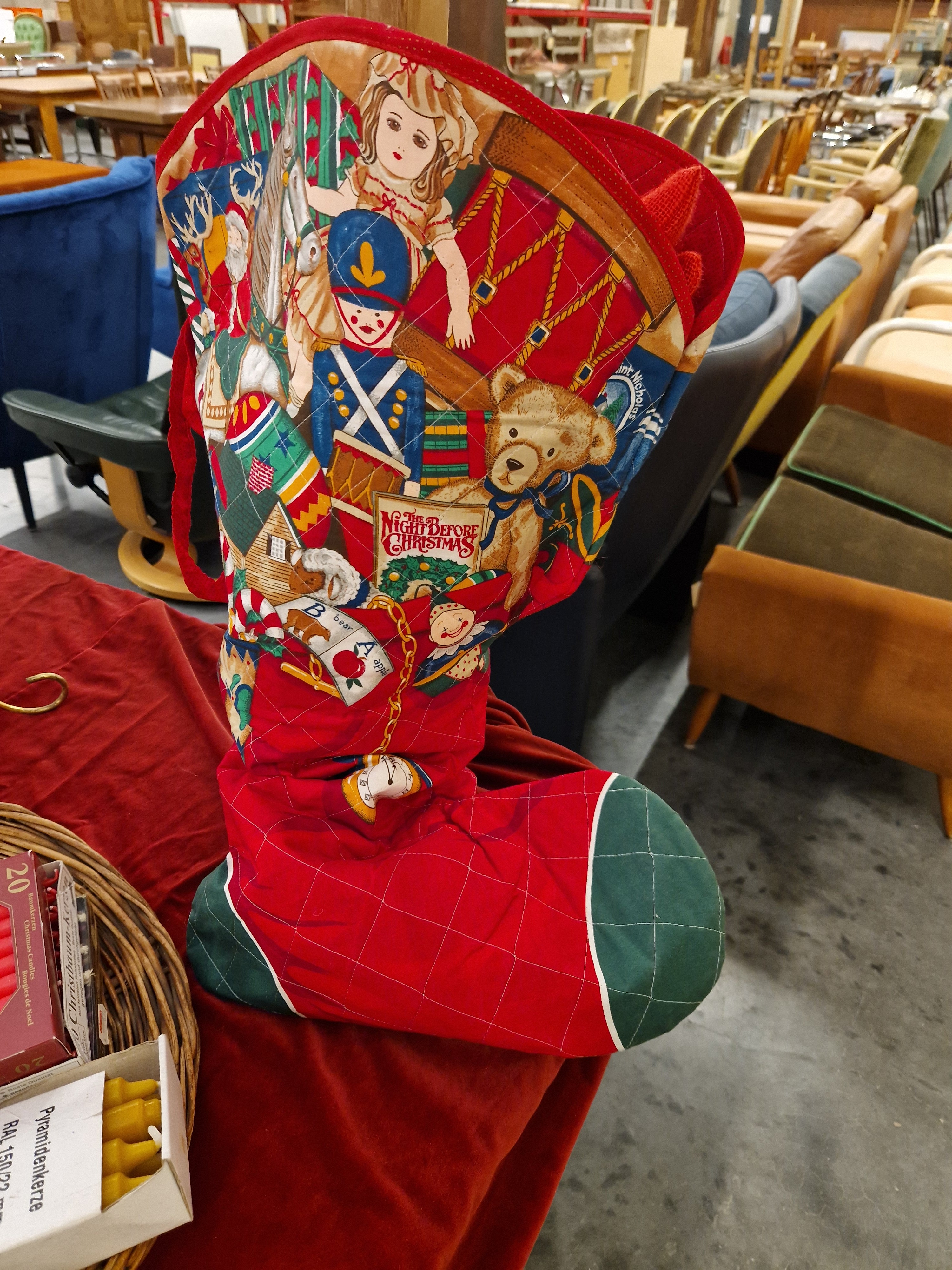 Kerstsok, groot!, voor cadeaus