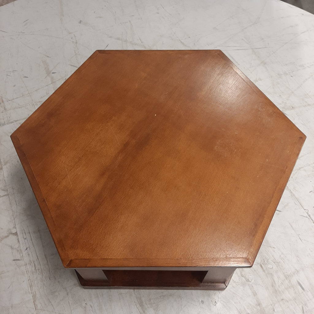 Salontafel 6 hoekig met lade