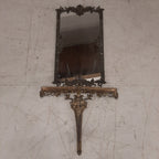 Metalen spiegel met console