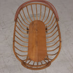 Rotan wieg twee wielen