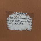 Schilderij 3 personen geel rood blauw