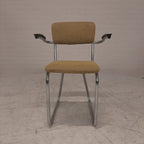 Buisframestoel gele bekleding