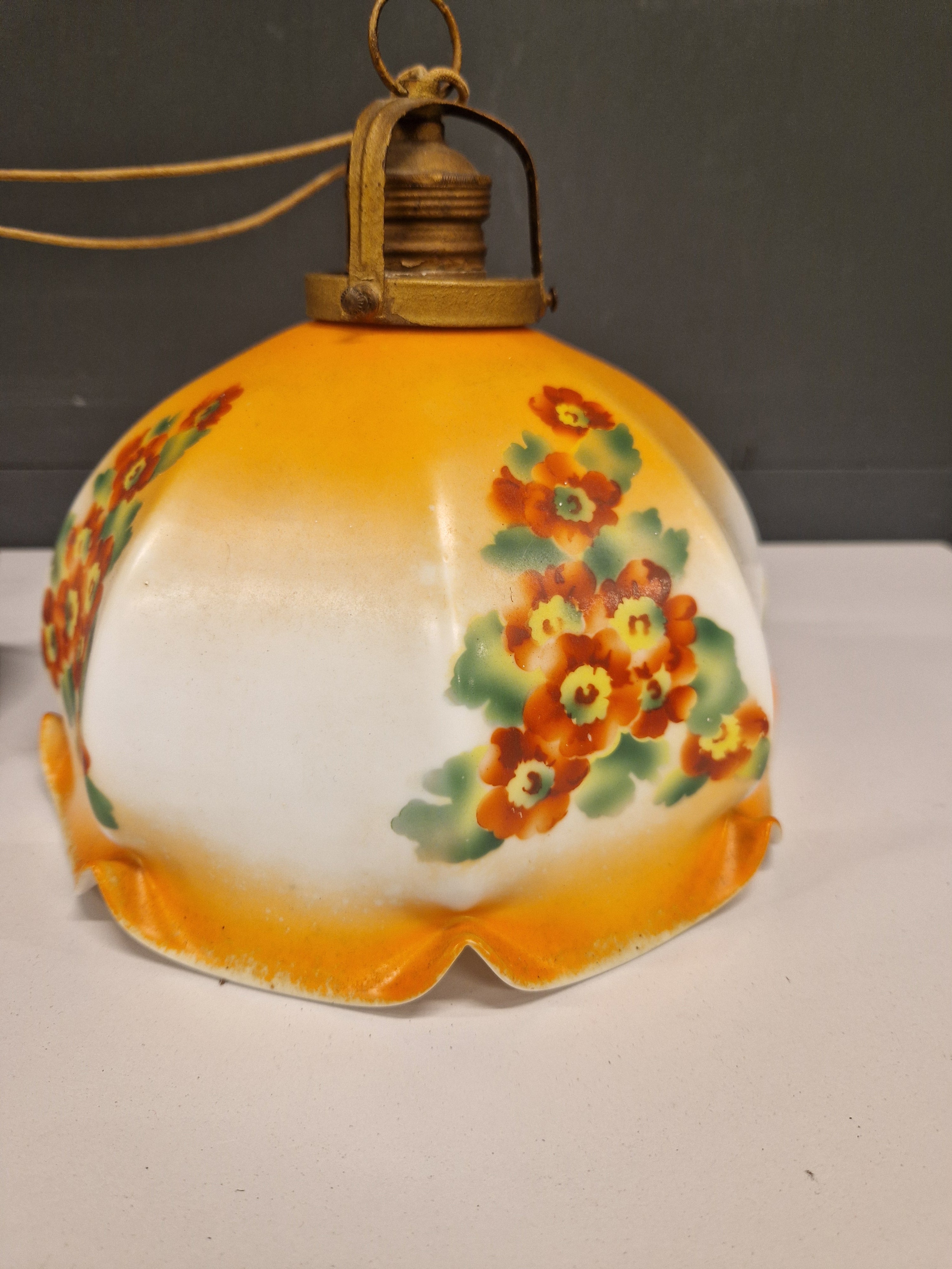 Lamp, spuitplateel, jaren 50