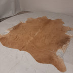 Koeienhuid vloerkleed licht bruin