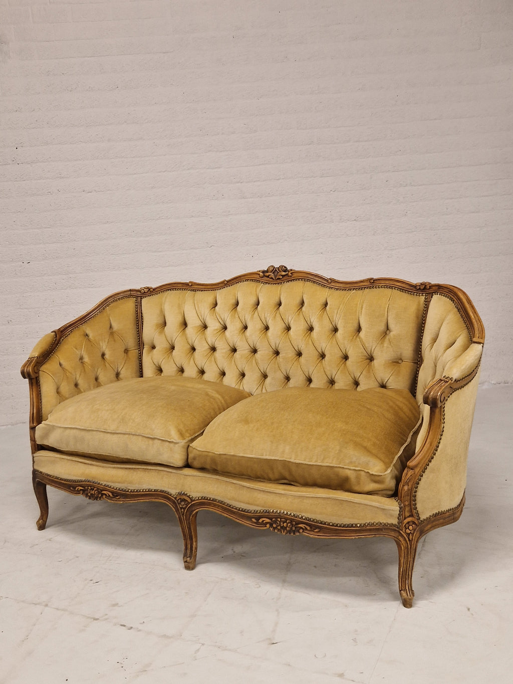 Rococo stijl, tweezitter, 162x75 cm