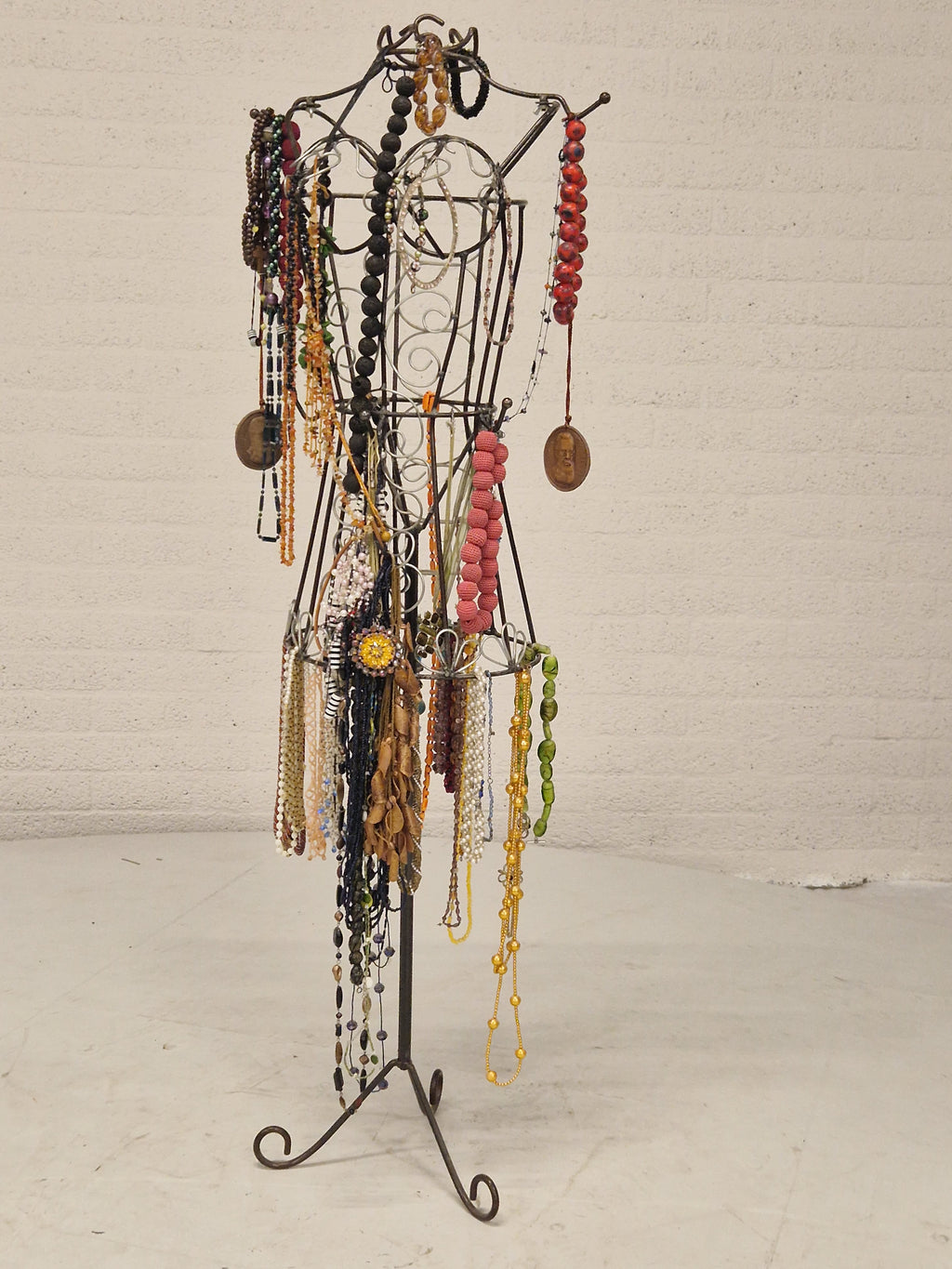 Metalen mannequin, vintage