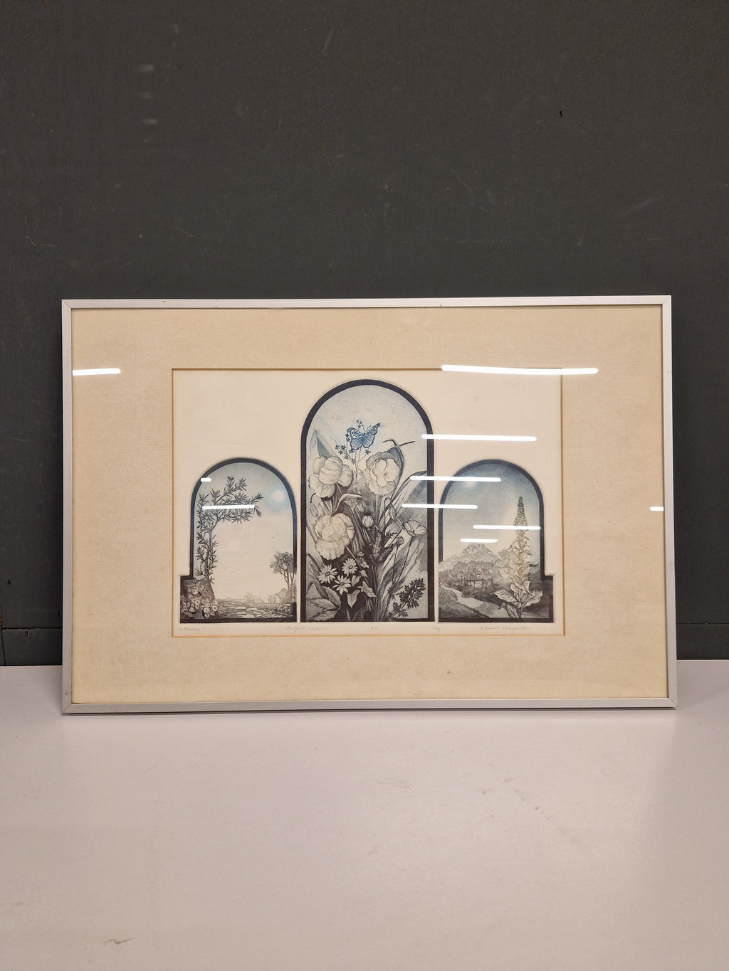 Kleurenets gesigneerd