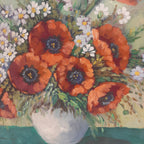 Schilderij klaprozen