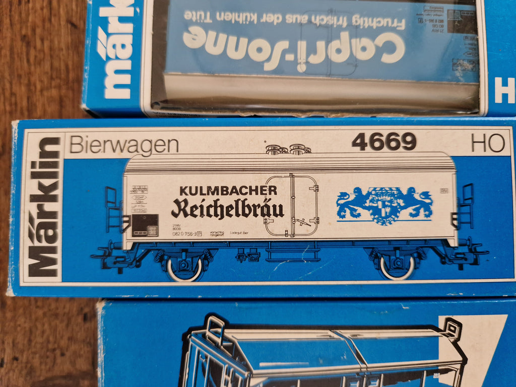 Märklin HO wagon 4136, 4420, 4619, 4669, 4425, 4646