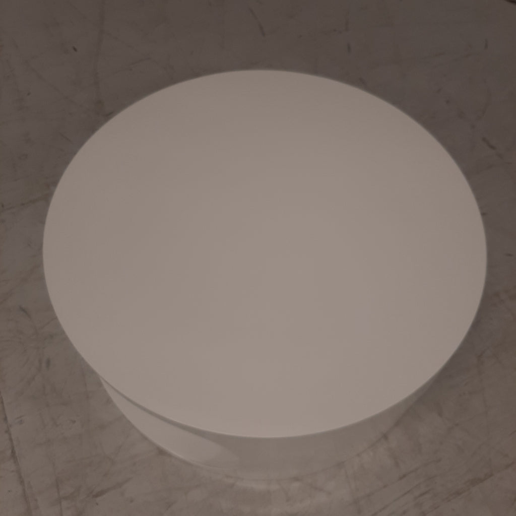 Salontafel ronde witte space age