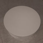 Salontafel ronde witte space age