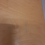Eiken vintage tafeltje mutiplex blad