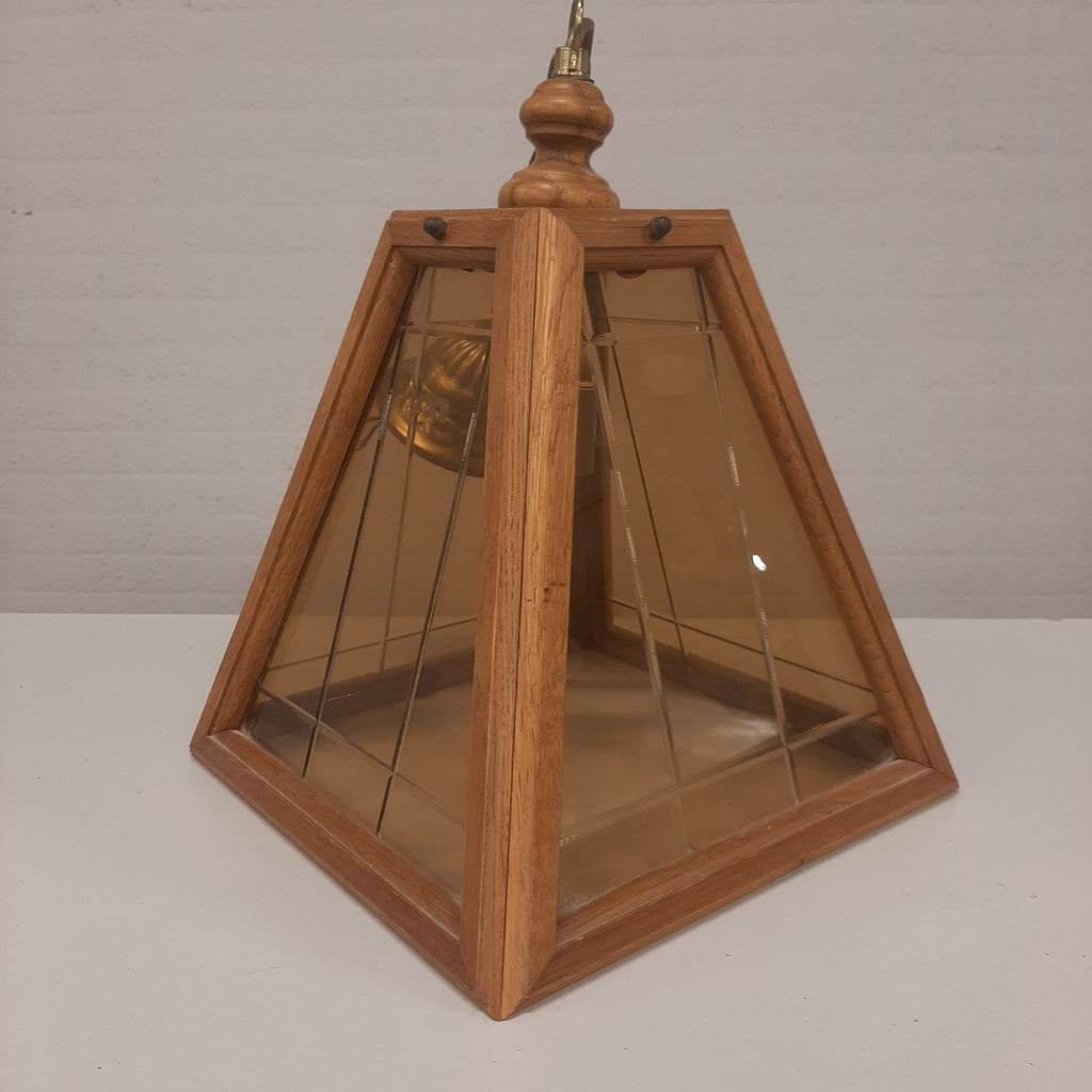 Vintage hanglamp piramidevorm