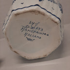 Delfts blauw dekselvaas