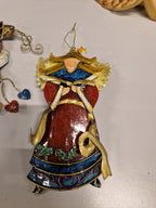 Krans merrie christmas, met drie extra figuren