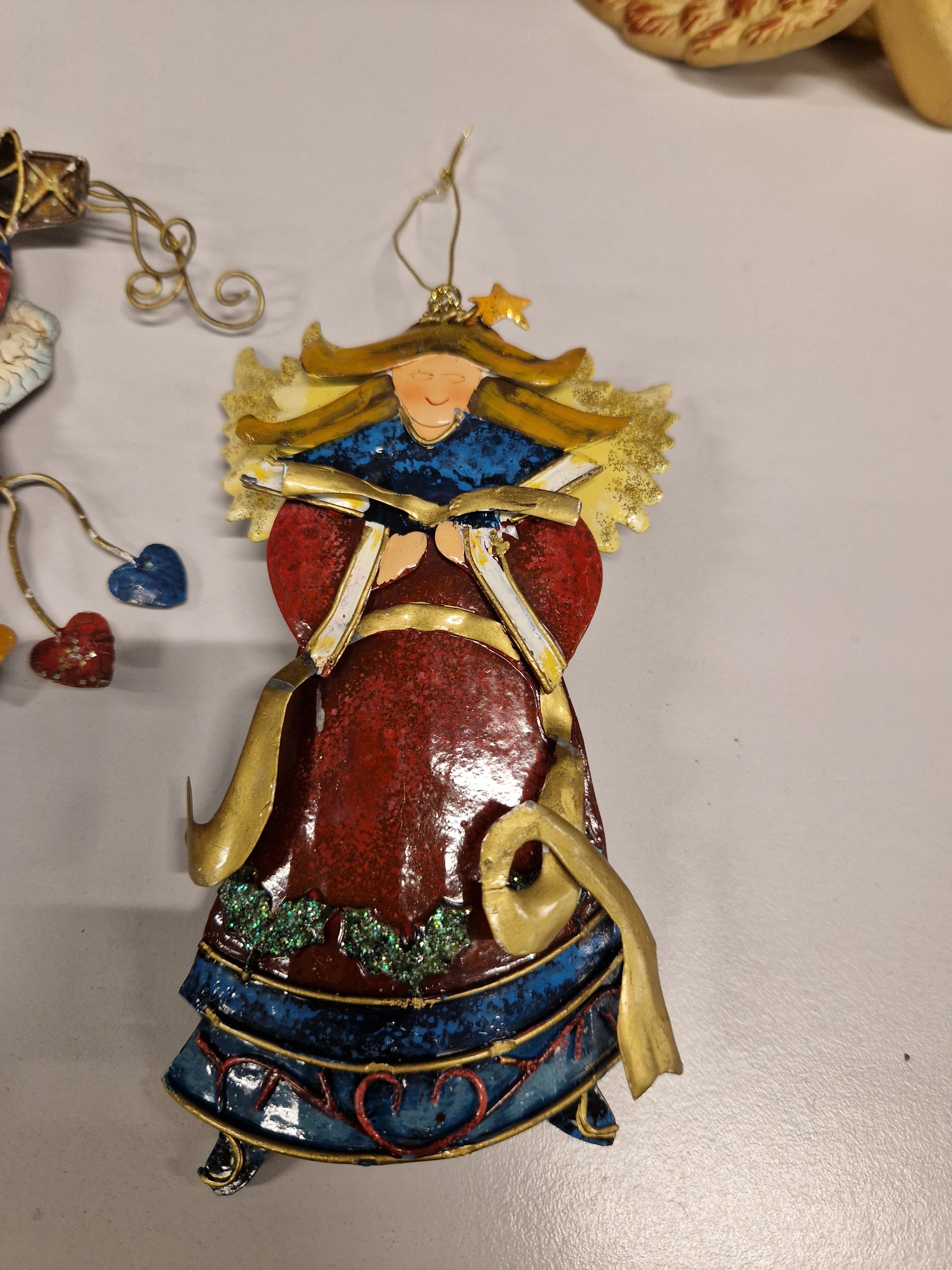 Krans merrie christmas, met drie extra figuren