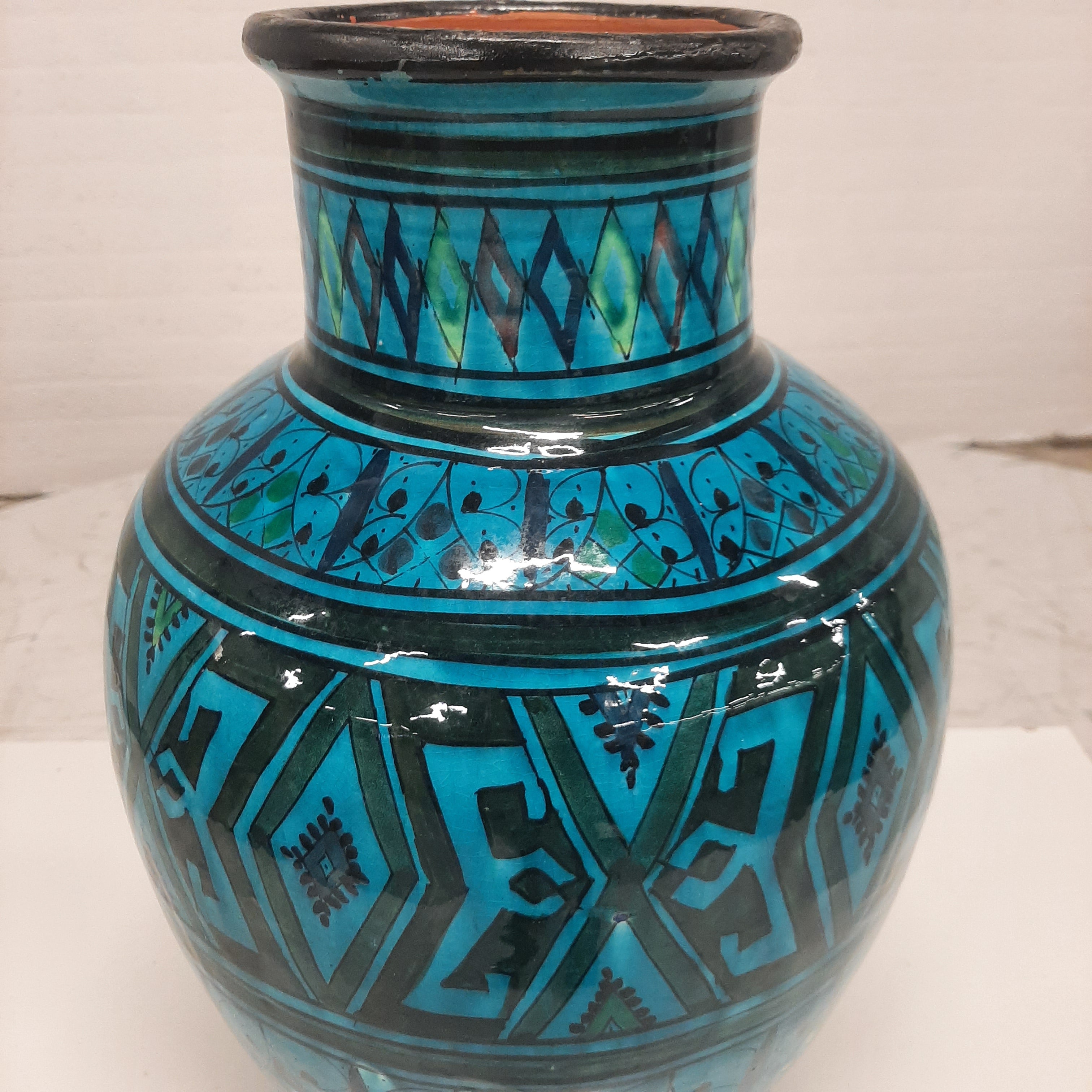 Vaas turquoise
