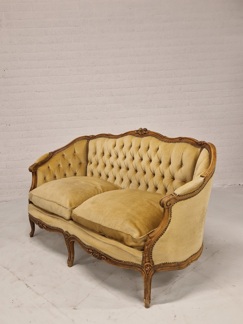 Rococo stijl, tweezitter, 162x75 cm