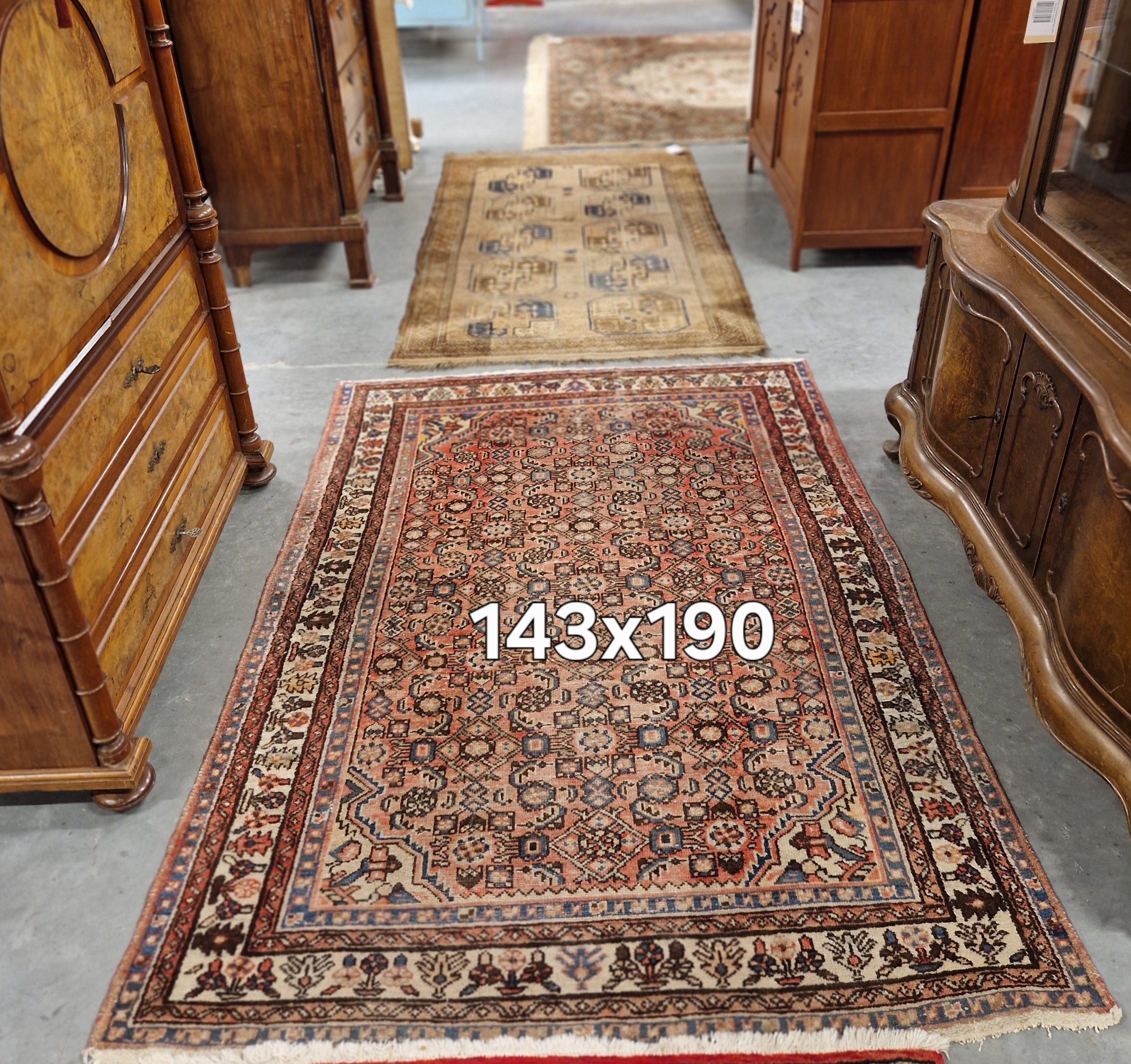 Perzisch tapijt, handgeknoopt