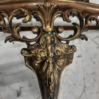Metalen spiegel met console