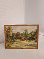 Olieverf Kathinka van der Heide, parklandschap