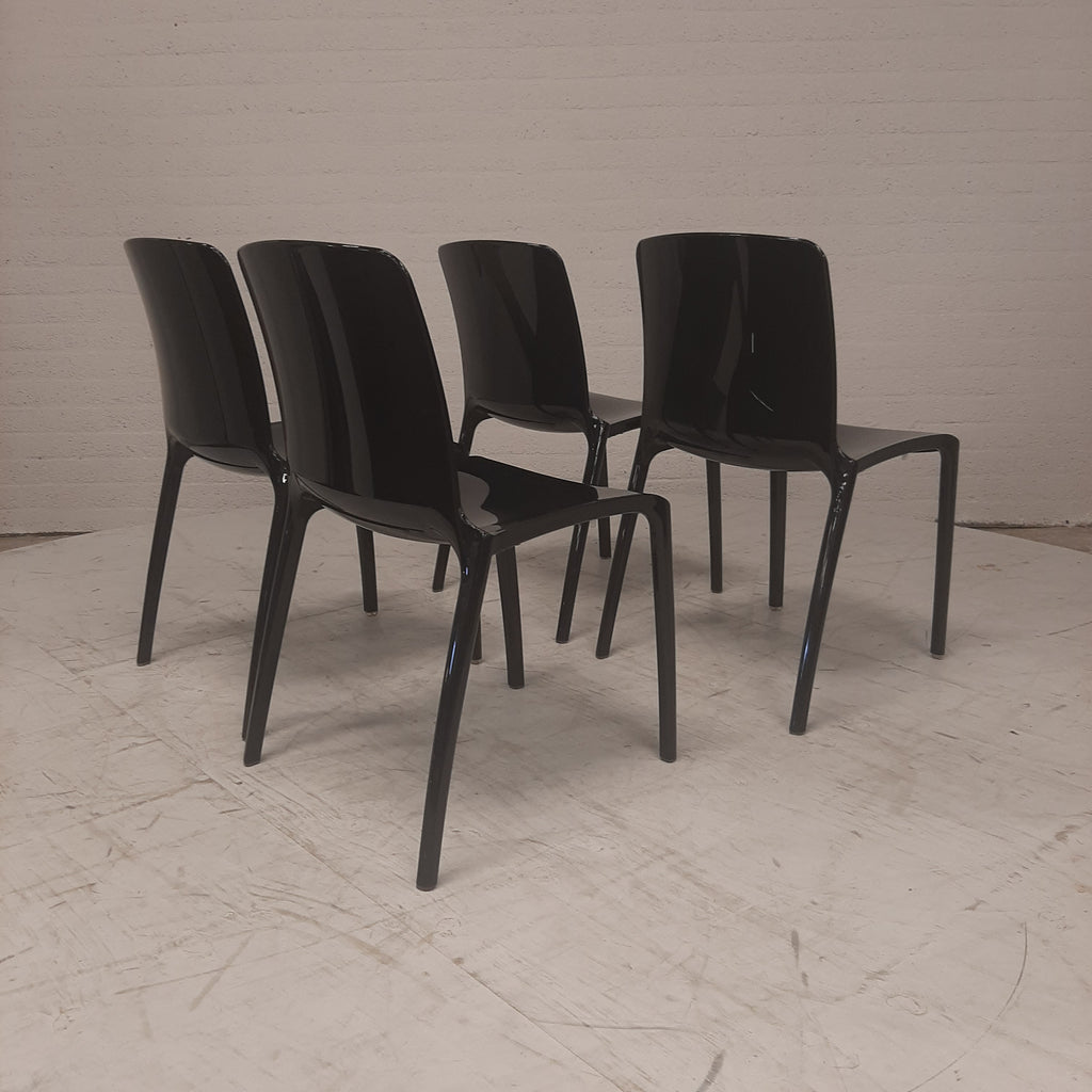 Set van 4 Tiffany Chairs zwart