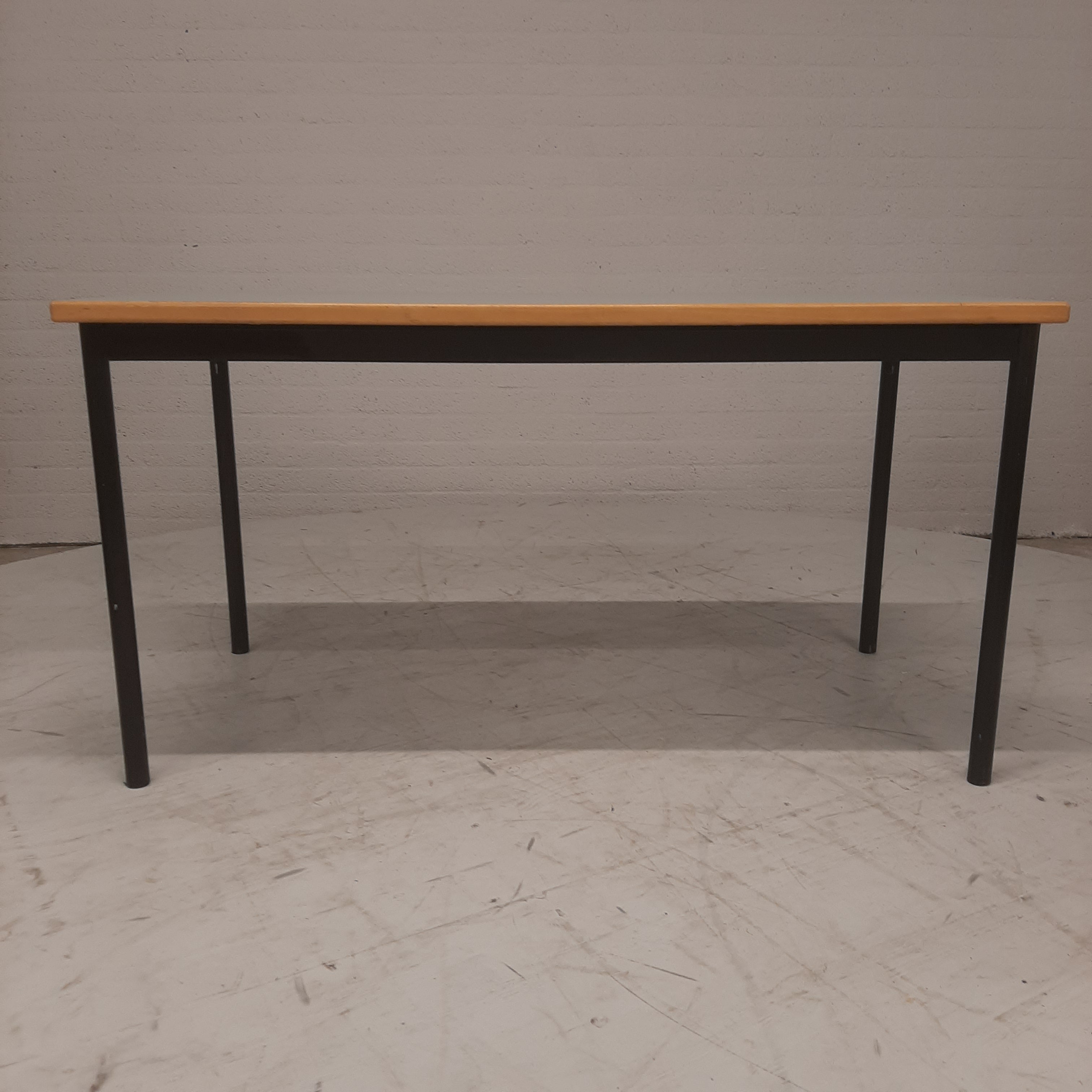 Eettafel / vergadertafel mintgroen blad