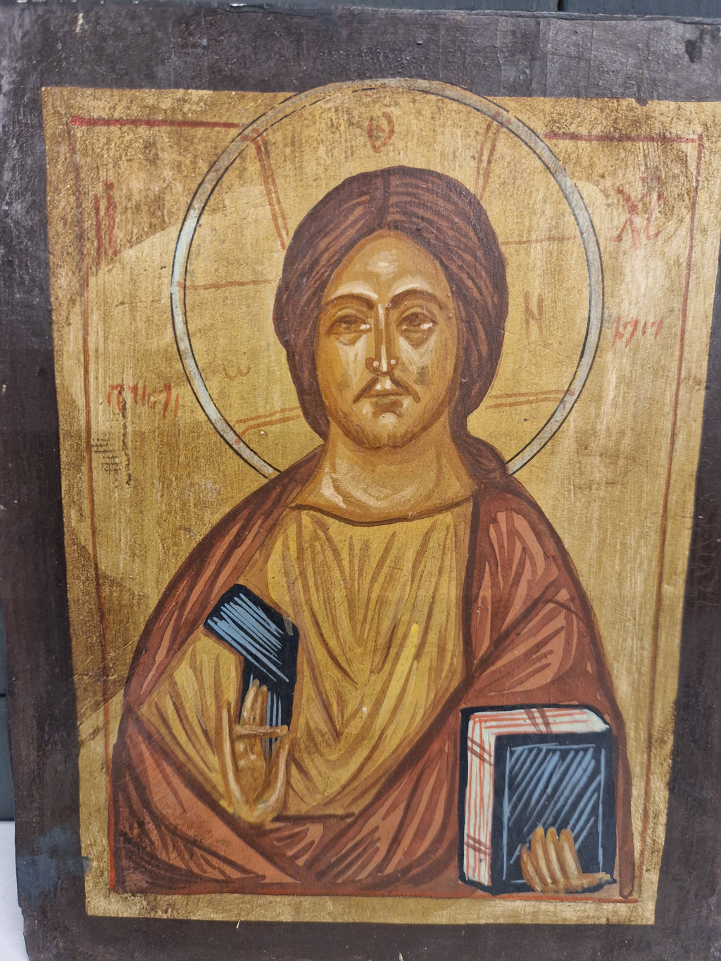 Handbeschilderde icoon