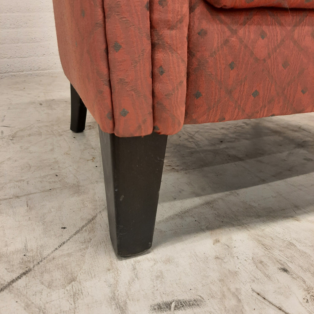 Roze fauteuil