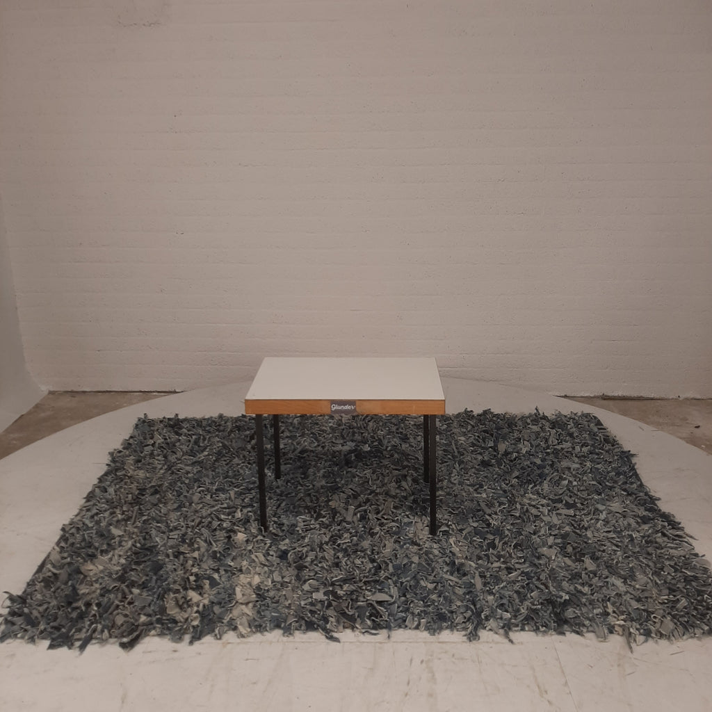 Vloerkleed denim blauw