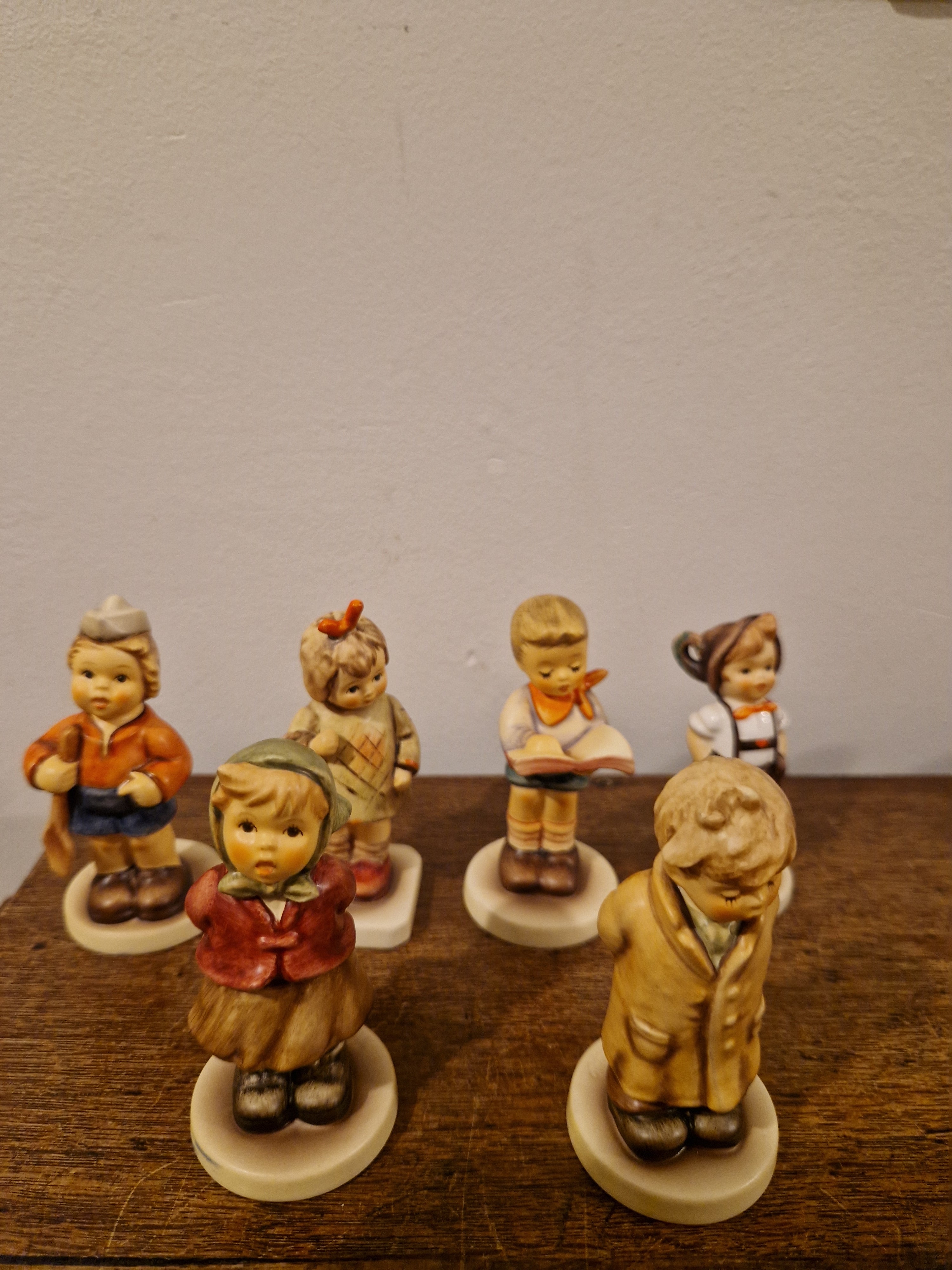 6 figurines van Goebel/Hummel