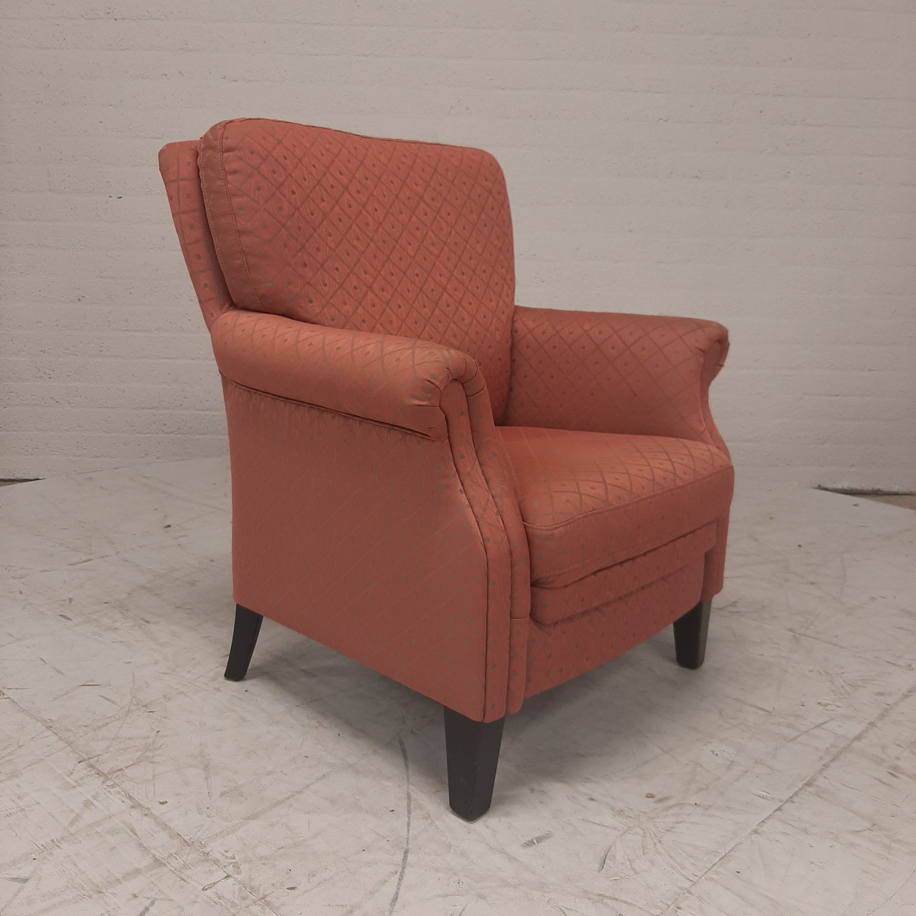 Roze fauteuil
