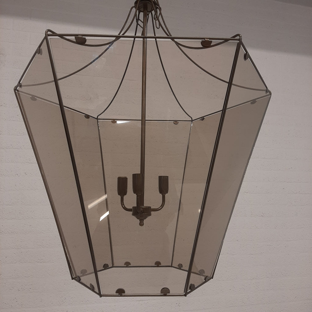 XXL Lamp Lantaarn 6 Vlakken Glas