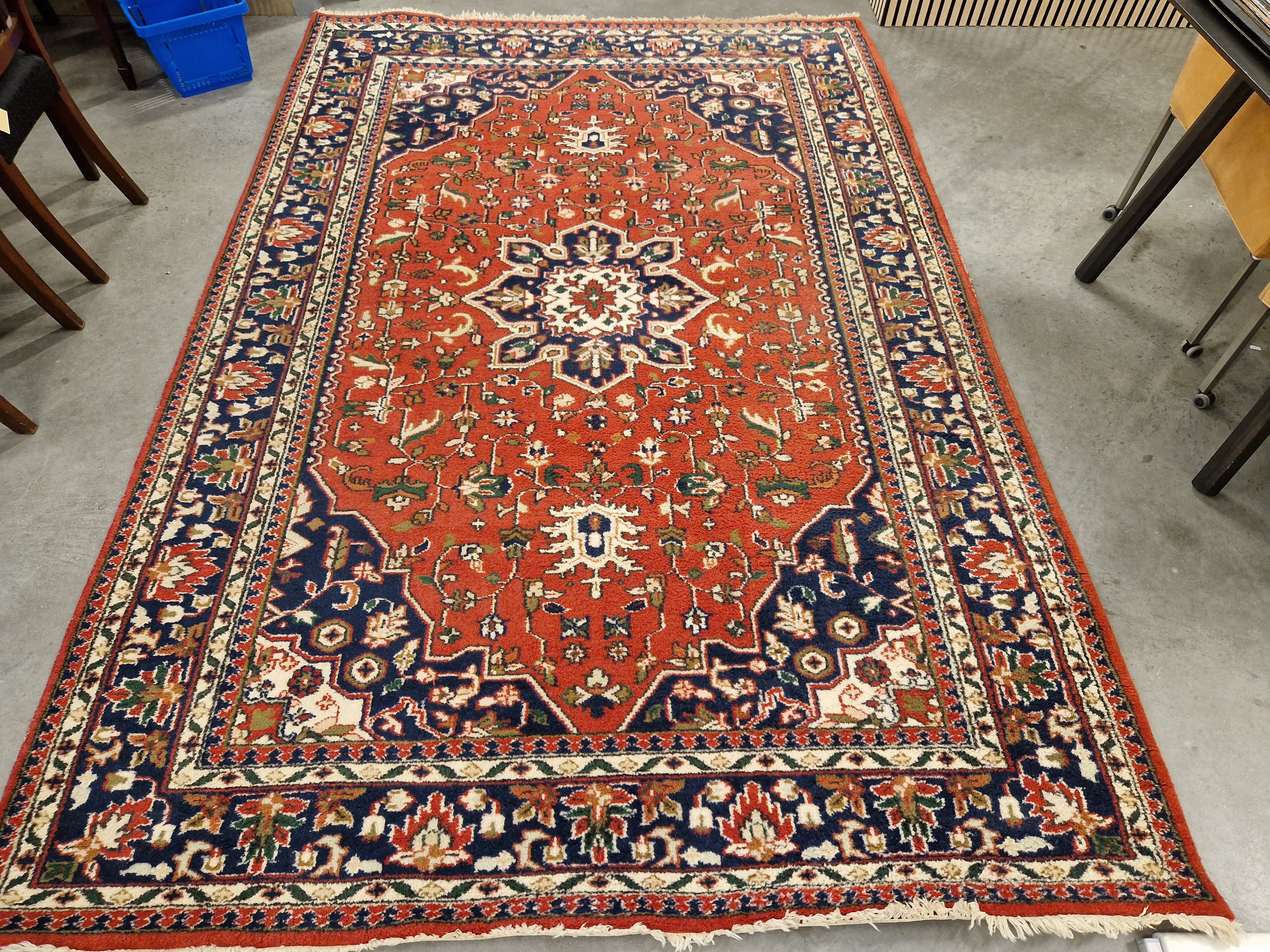 Perzisch tapijt, handgeknoopt,