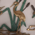 Metalen wanddecoratie kraanvogels p.st