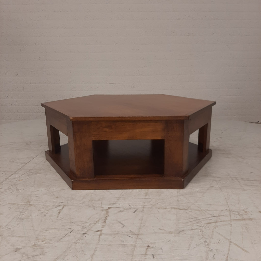 Salontafel 6 hoekig met lade
