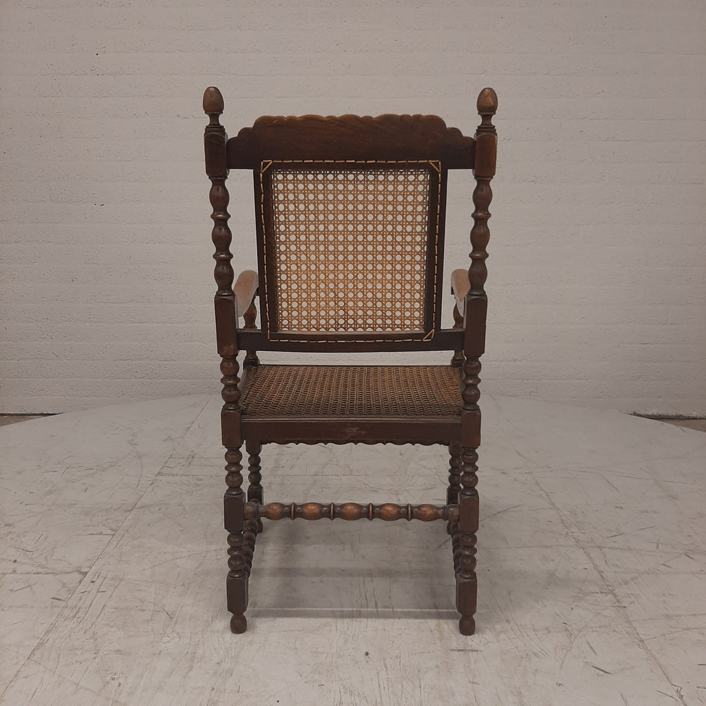 Vintage bibliotheekstoel