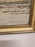 Aquarel Hollands landschap