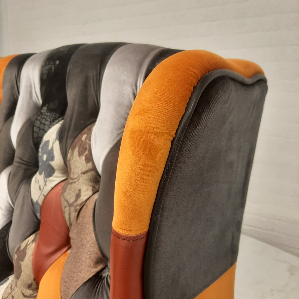 Jan Frantzen patchwork Chesterfield bank