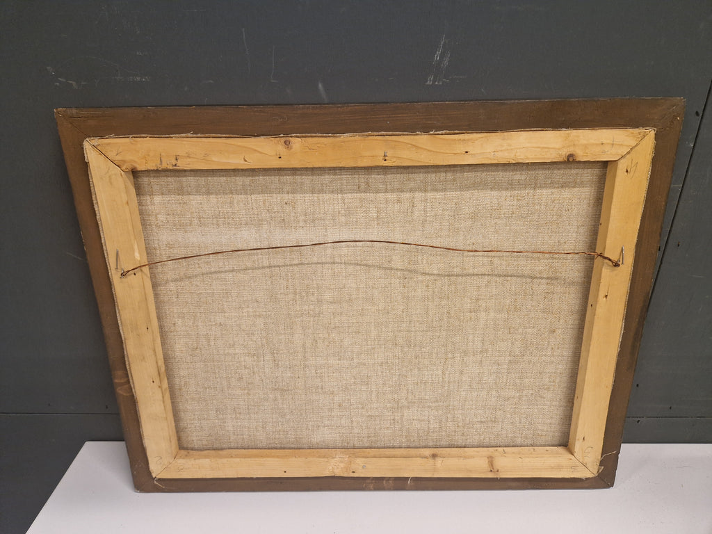 Schilderij, Russisch landschap ws, gesigneerd