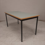 Eettafel / vergadertafel mintgroen blad