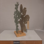 Qazqa tafel silhouettes lamp