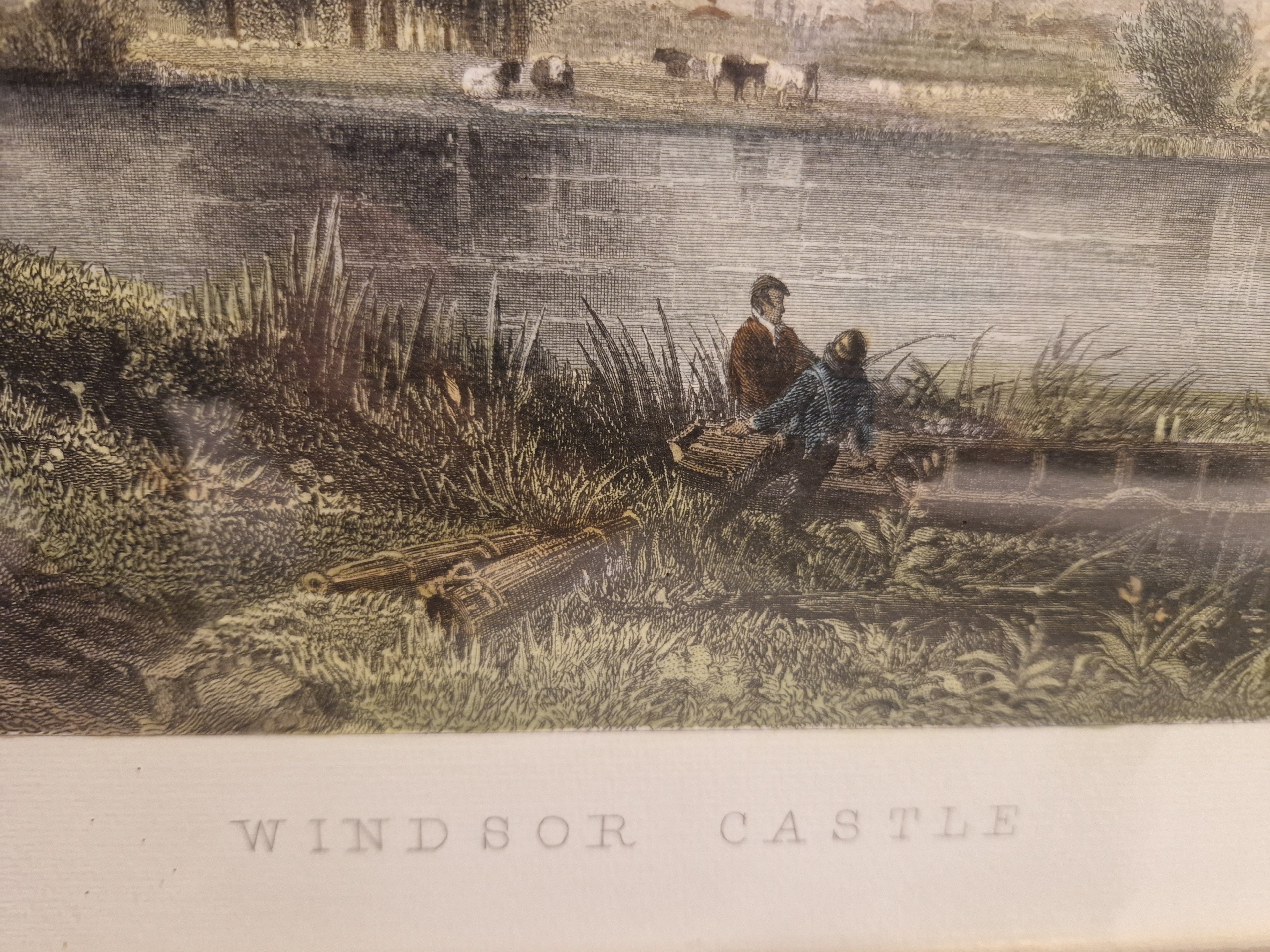 Gravure Windsort Castle door E Brandard